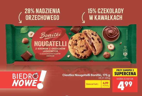 Ciastka Nougatelli Bonitki, 175 g