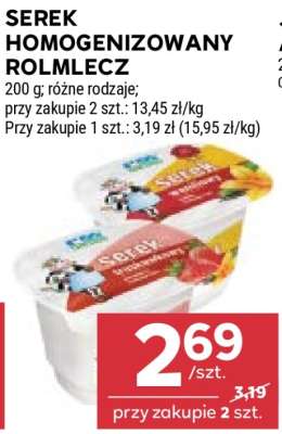 Serek homogenizowany Rolmlecz