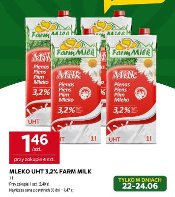 MLEKO UHT 3,2% FARM MILK