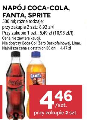 Napój Coca-Cola, Fanta, Sprite