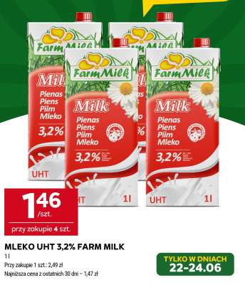 MLEKO UHT 3,2% FARM MILK