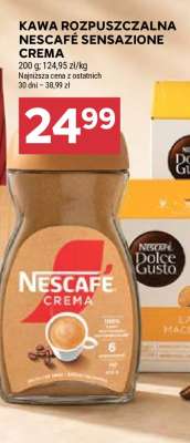 Kawa rozpuszczalna NESCAFÉ SENSAZIONE CREMA