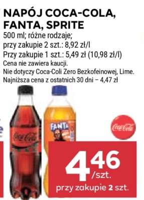 Napój Coca-Cola, Fanta, Sprite