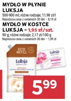 Mydło w płynie Luksja