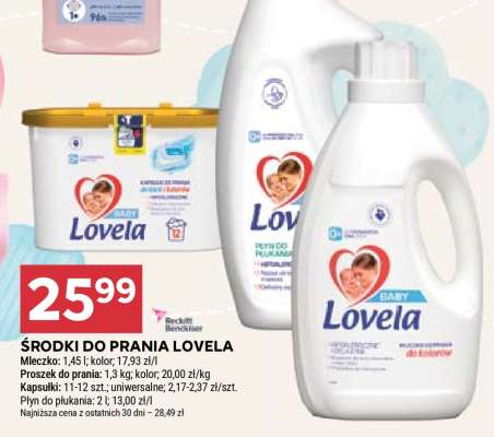 Środki do prania Lovela