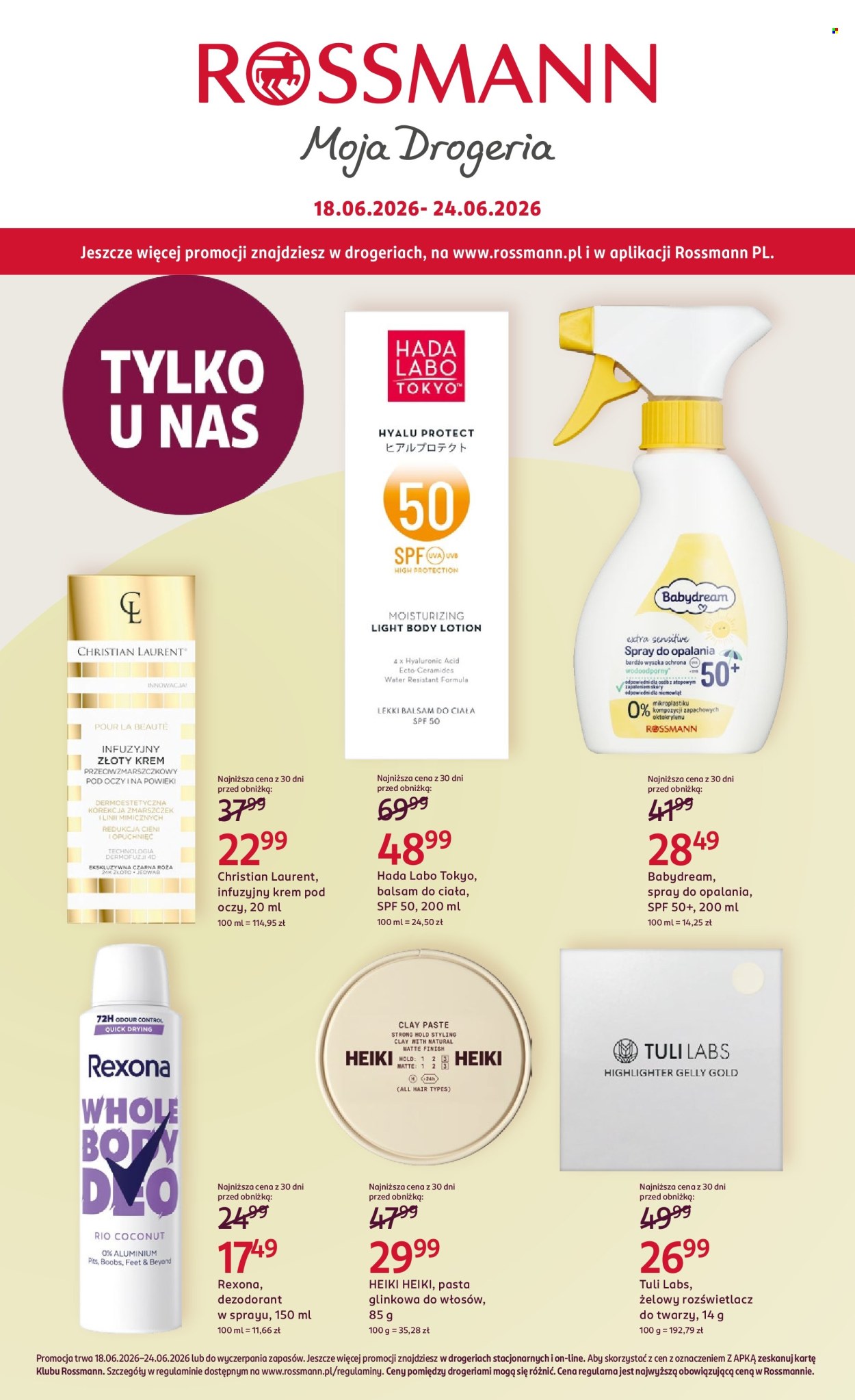 Gazetka Rossmann - 18.06.2026 - 24.06.2026. Strona 1