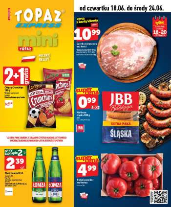 Gazetka Topaz - 18.06.2026 - 24.06.2026.