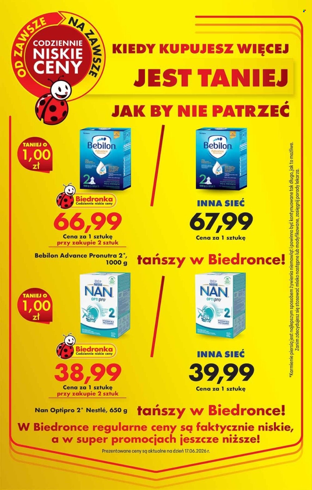 Leták Biedronka. Strana 1