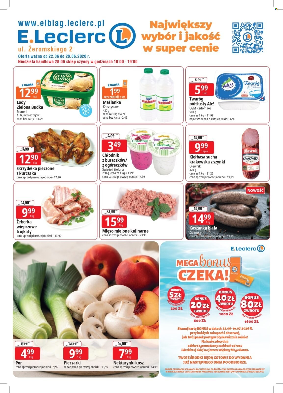 Gazetka E.Leclerc - 22.06.2026 - 28.06.2026. Strona 1