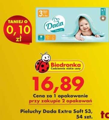 Pieluchy Dada Extra Soft S3, 54 szt.