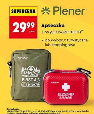 Apteczka z wyposażeniem
