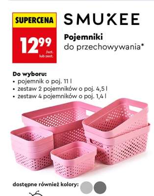SMUKEE Pojemniki do przechowywania