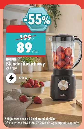 Blender kielichowy czarny