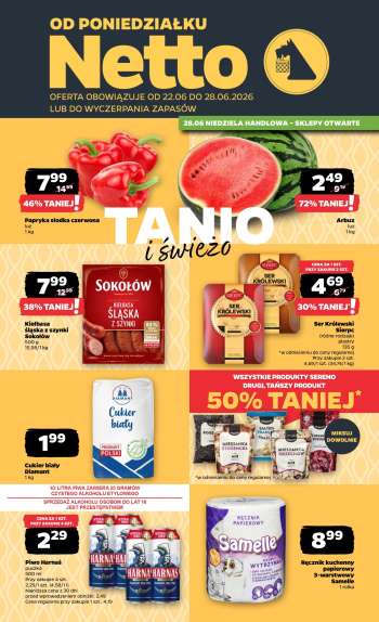 Gazetka Netto - 22.06.2026 - 28.06.2026.