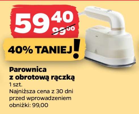 Parownica z obrotową rączką