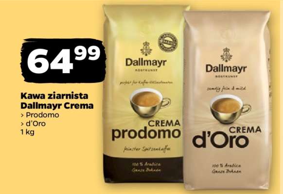Kawa ziarnista Dallmayr Crema