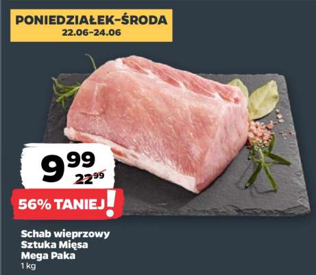 Schab wieprzowy Sztuka Mięsa Mega Paka