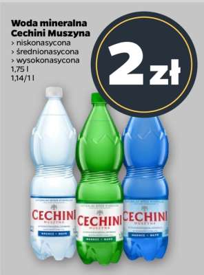 Woda mineralna Cechini Muszyna