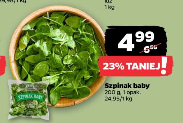 Szpinak baby