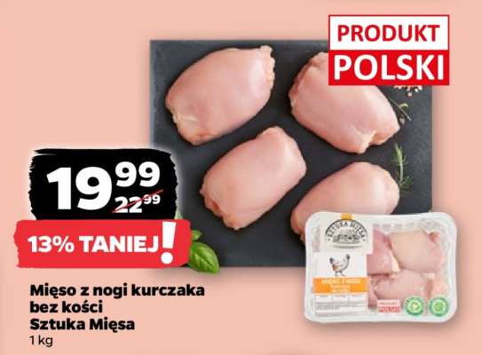 Mięso z nogi kurczaka bez kości