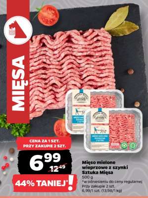 Mięso mielone wieprzowe z szynki Sztuka Mięsa