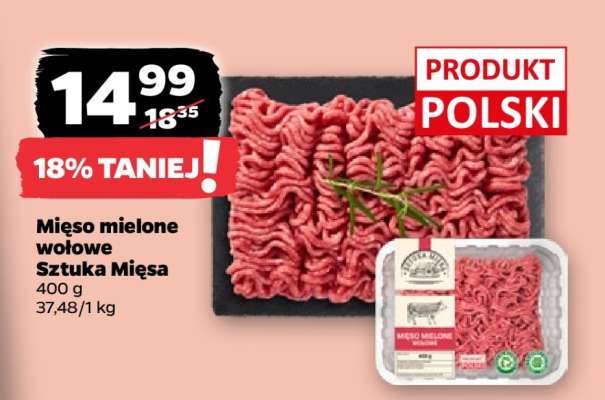 Mięso mielone wołowe Sztuka Mięsa