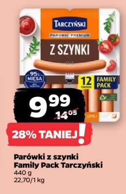 Parówki z szynki Family Pack Tarczyński