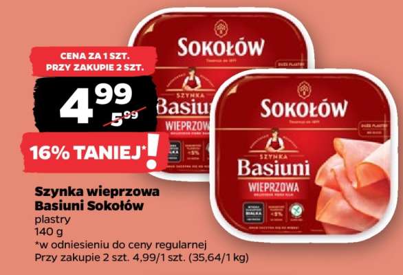Szynka wieprzowa Basiuni Sokołów