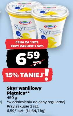 Skyr waniliowy PIĄTNICA