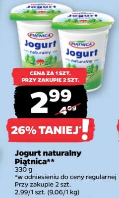 Jogurt naturalny PIĄTNICA