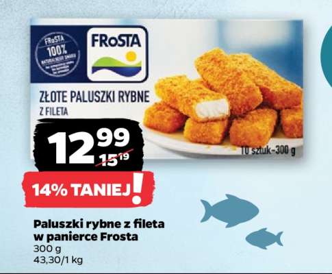 Paluszki rybne z fileta w panierce Frosta