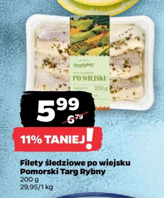 Filety śledziowe po wiejsku Pomorski Targ Rybny