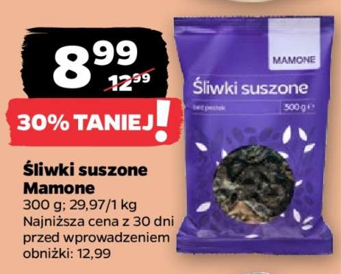 Śliwki suszone Mamone