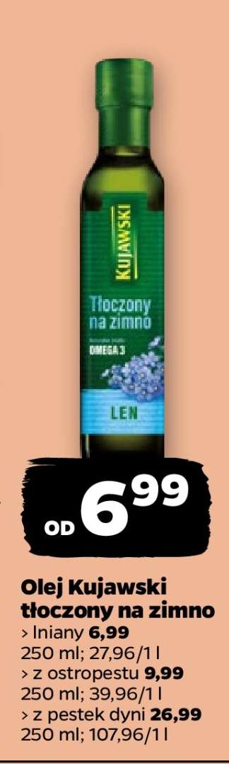 Olej Kujawski tłoczony na zimno