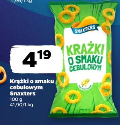 Krążki o smaku cebulowym Snaxters