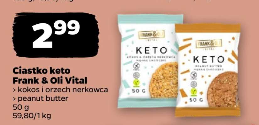 Ciastko keto Frank & Oli Vital