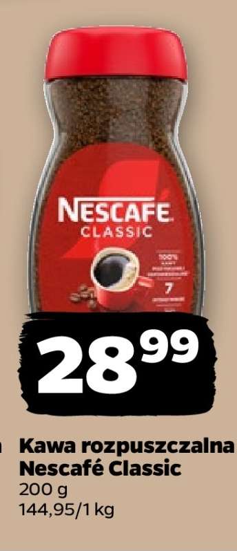 Kawa rozpuszczalna NESCAFÉ CLASSIC