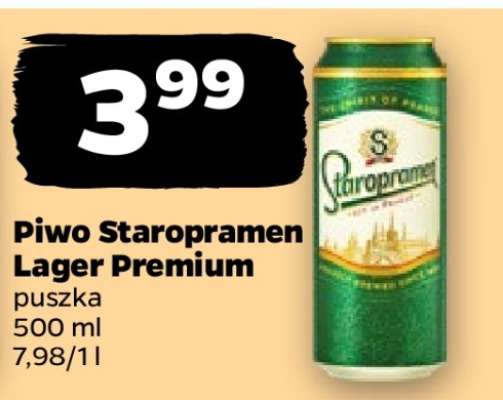 Piwo Staropramen Lager Premium