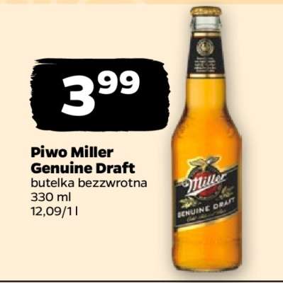 Piwo Miller Genuine Draft
