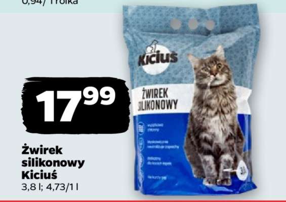 Żwirek silikonowy Kiciuś