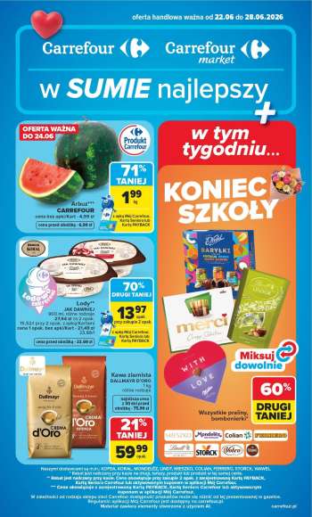 Gazetka Carrefour - 22.06.2026 - 28.06.2026.