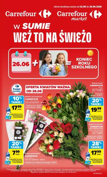 Gazetka Carrefour - 22.06.2026 - 28.06.2026.