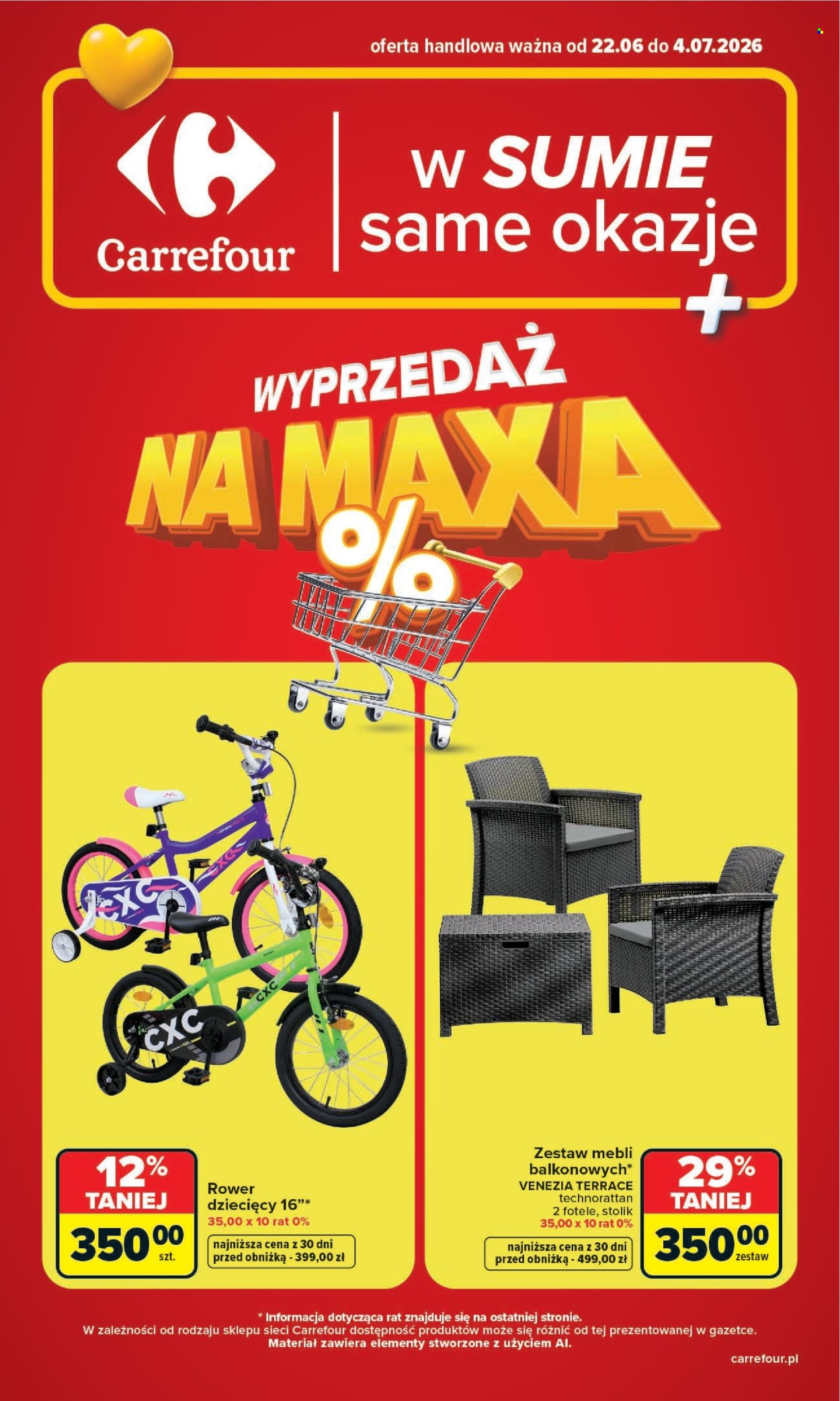 Leták Carrefour - 22.6.2026 - 4.7.2026. Strana 1