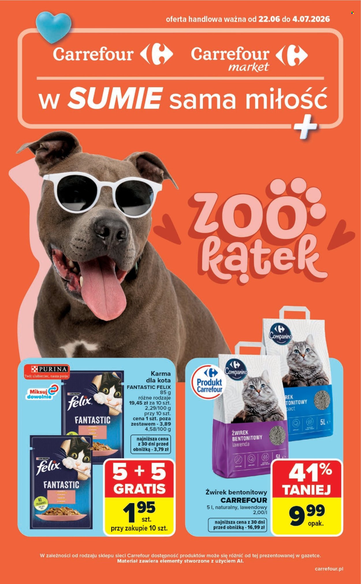 Leták Carrefour - 22.6.2026 - 4.7.2026. Strana 1