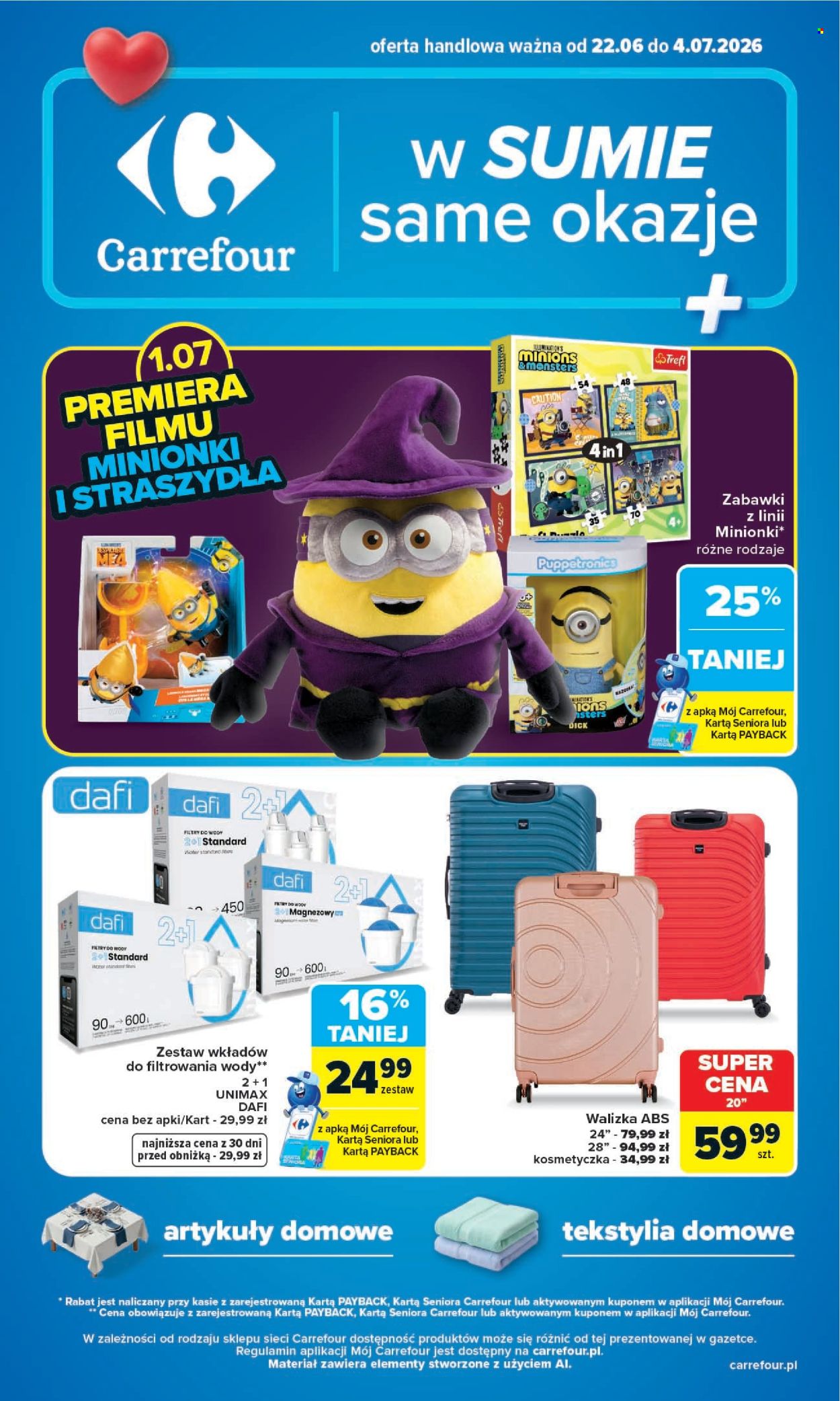 Leták Carrefour - 22.6.2026 - 4.7.2026. Strana 1