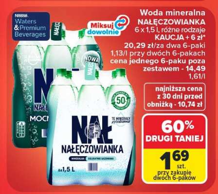 Woda mineralna NAŁĘCZOWIANKA