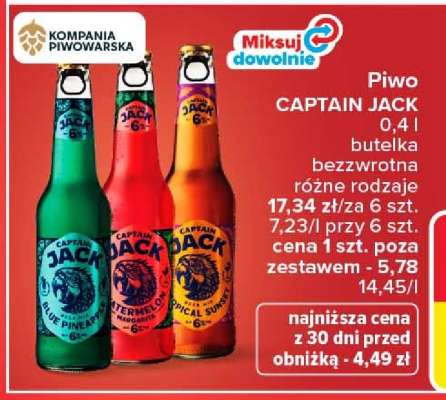 Piwo Captain Jack