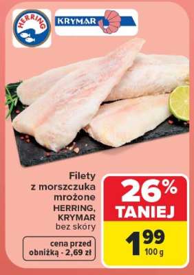 Filety z morszczuka mrożone