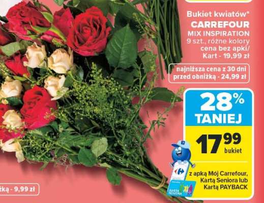 Bukiet kwiatów CARREFOUR MIX INSPIRATION