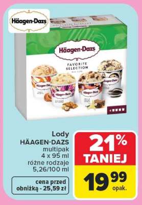 Lody HÄAGEN-DAZS multipak